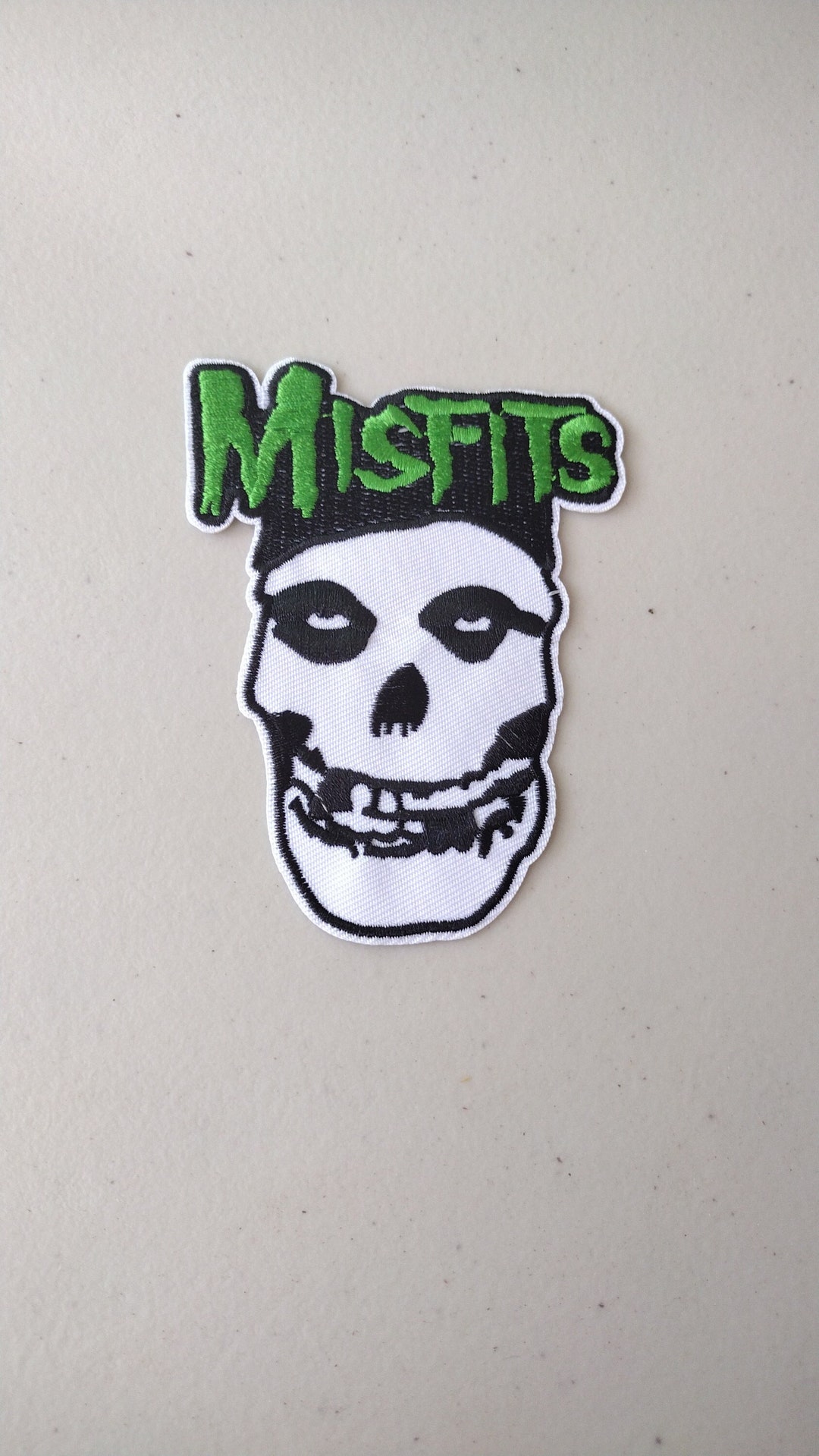 Il Misfits Toppa Scheletro Pipistrello Logo Ricamato Ferro Su - Foto 5