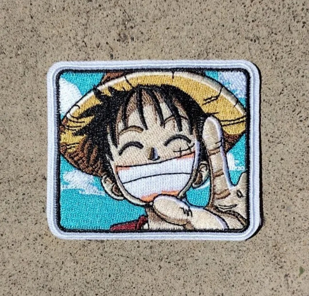  OYSTERBOY One Piece Luffy Thread Hook and Loop Backed  Decorative Applique Embriodered Patch (Going Merry GO Sheep Ship) :  Clothing, Shoes & Jewelry