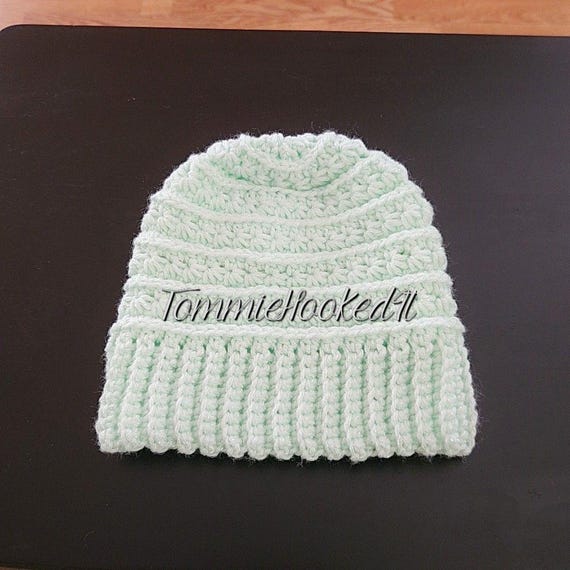 Mint Sparkle Starburst Beanie