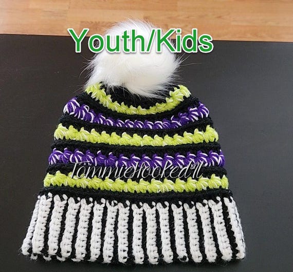 Beetlejuice Beanie Youth/Kids