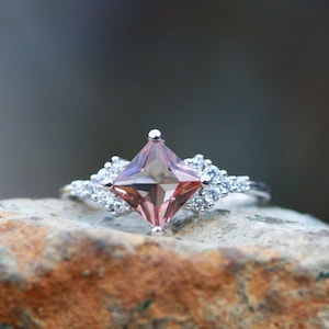 Ethical Jewelry: Color Change Diaspore Ring Sterling Silver 925 , or Custom Order In Solid Gold