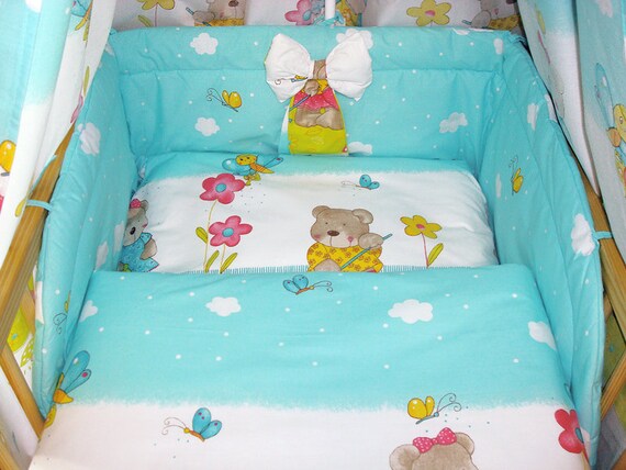 3 piece cot bed set