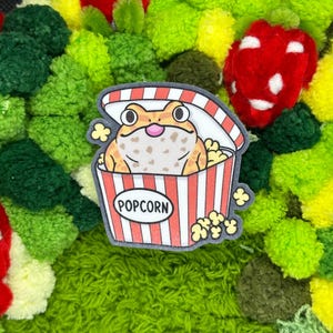 Popcorn Pac-Man Frogs! Frogs, Pacman, Decals, Vinyl, Tumbler, Pets, Animals, Laptop, Water bottle, Cute, Funny, Cartoon, Drawing, Art.