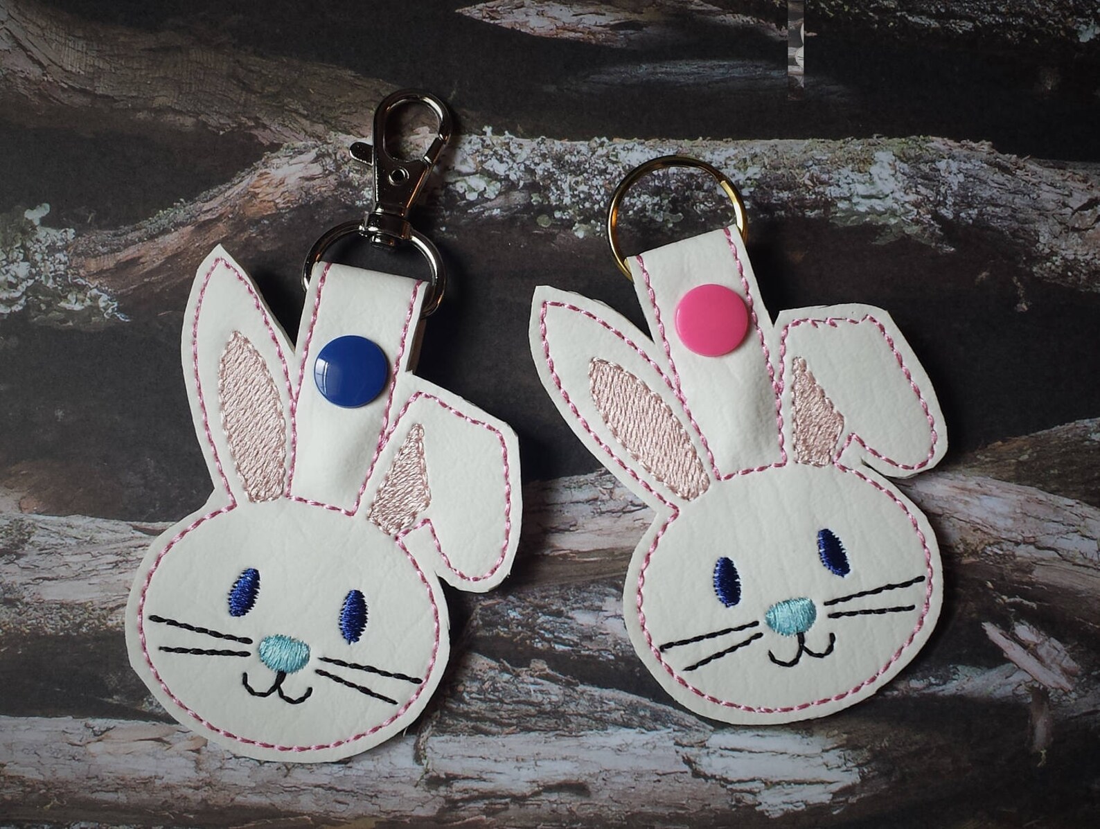 Bunny Rabbit Key Fob Etsy