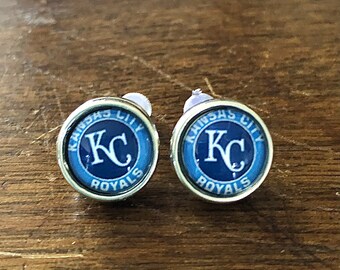 Kansas City Royals stud earrings