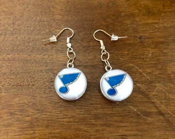 St. Louis Blues dangle earrings