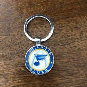St. Louis Blues Round Key Ring Keychain