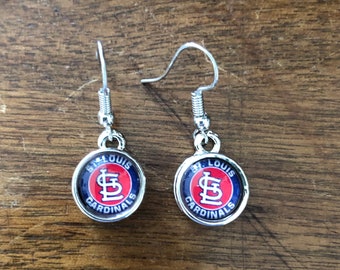 St. Louis Cardinals small dangle earrings