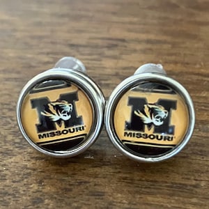 Mizzou small post stud earrings