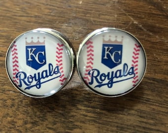 Kansas City Royals stud earrings