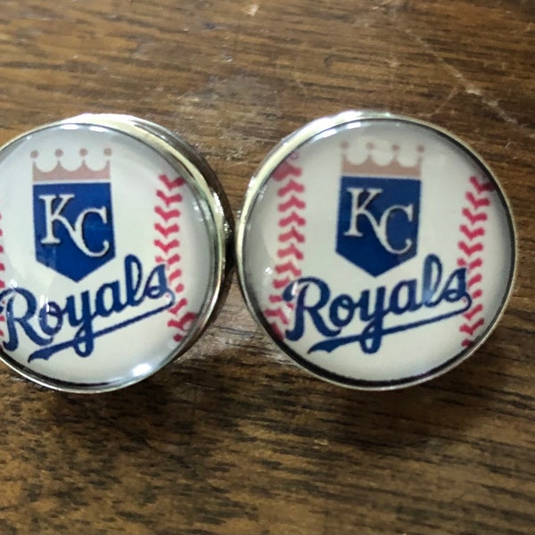 Kansas City Royals stud earrings