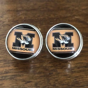 Mizzou post stud earrings
