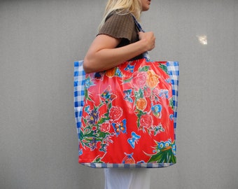 oilcloth purse