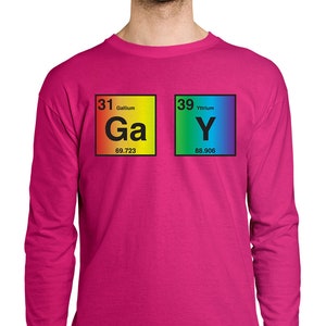 Gay Periodic Table Elements LGBT Community Funny Pro Gay Pride - Etsy