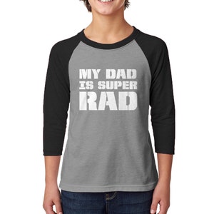 My Dad is Super Rad Best Dad Hero Father Figure Role Model - Etsy