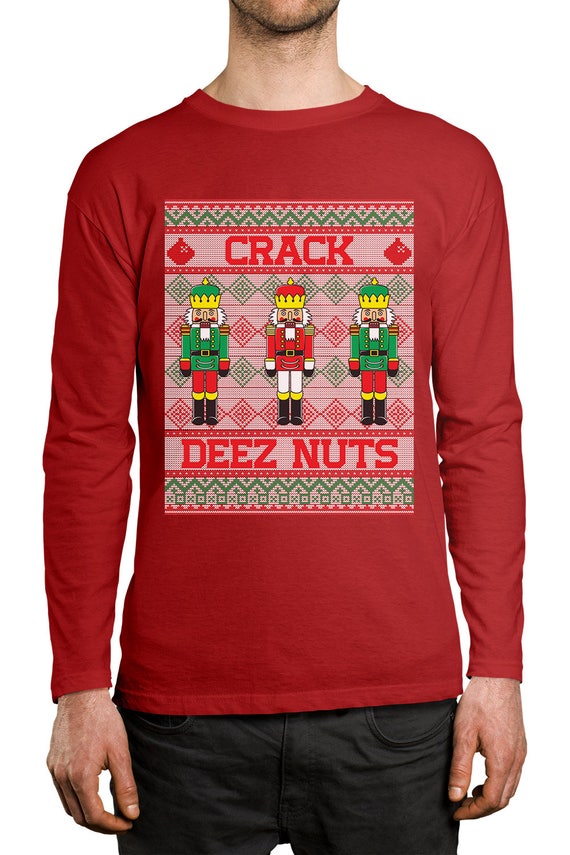 Crack deez deals nuts christmas sweater