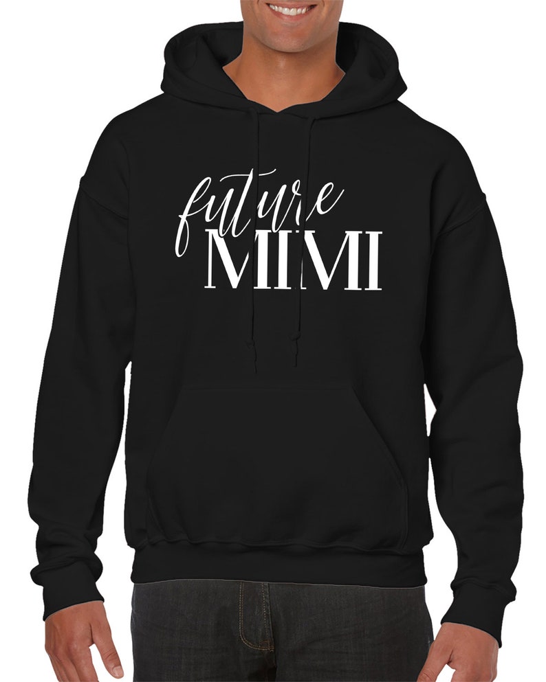 Future Mimi Family Arrival Expecting Baby Shower Aunt Auntie Love Celebrating Life Preparing Planning Bond Strength Men/'s Hoodie SF-0363