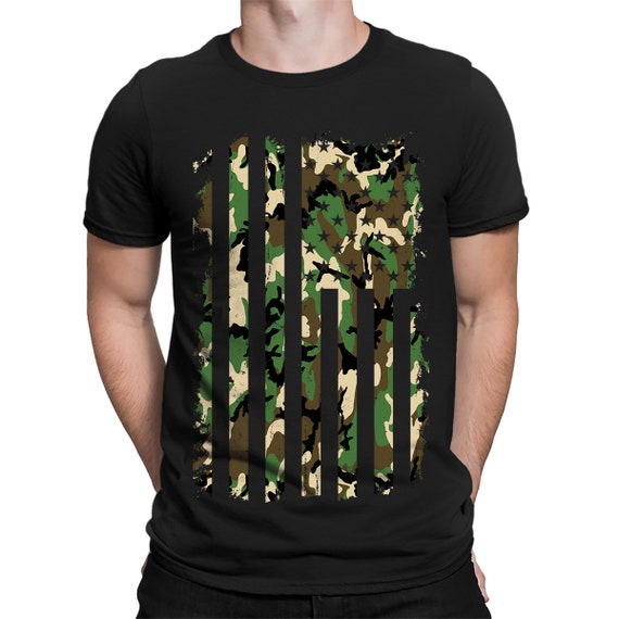 SpiritForged Apparel Camoflauge American Flag Infant T-Shirt