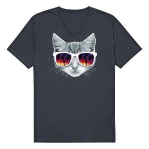 Kitten With Sunglasses on Shades Cats Feline Cool Funny - Etsy