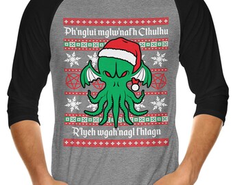 cthulhu christmas sweater