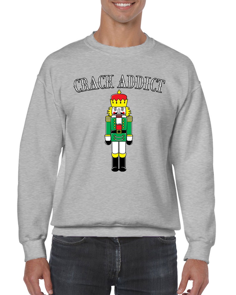 Crack Addict Nutcracker Jokster Christmas Puns Naughty or Nice Etsy