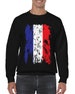 Big France Flag Paris Eiffel Tower La Boulangerie Fresh Baked Goods Croissant Le Cafe Le Pain Parisian Unisex Crew Neck Sweater OSF-0112 