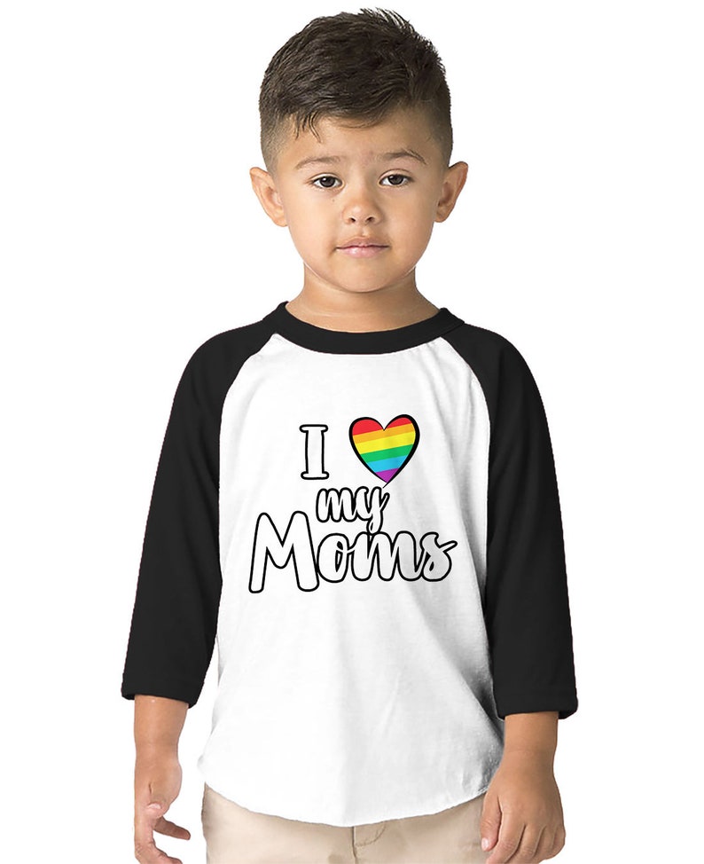 I Love My Moms Adorable Bonding Hugs Mommy Mama Mother's Etsy