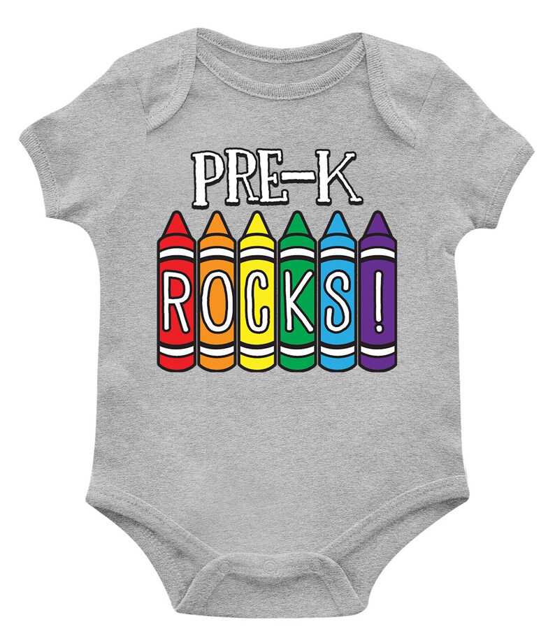 Pre-k Rocks Back to School Education Students Learning | Etsy