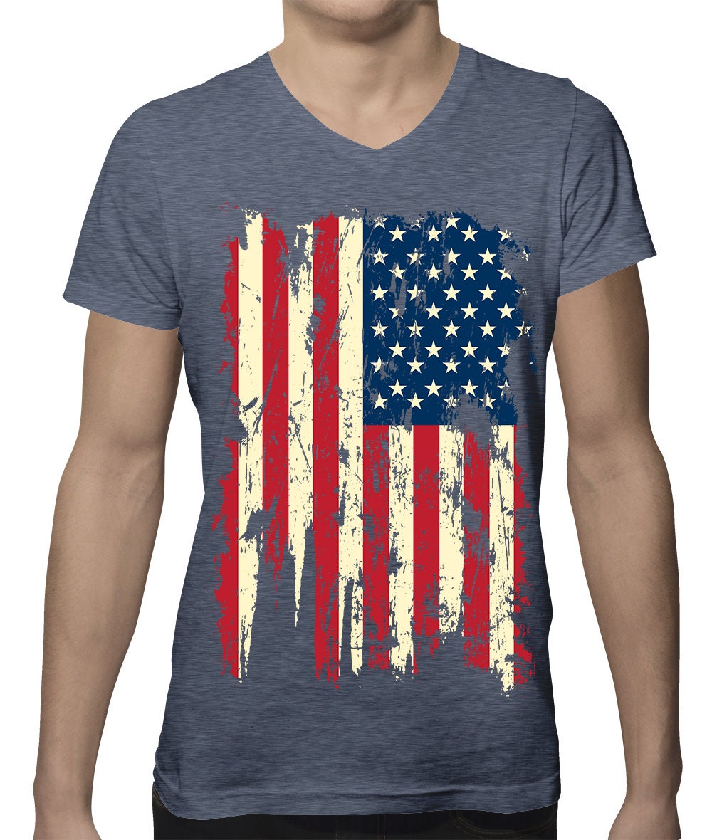 Distressed Vintage American USA Flag Patriotic Patriotism Land - Etsy
