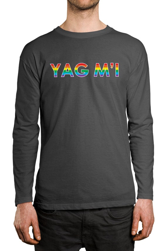 Yag M I Gay Backwards LGBTQ Community Together Protection Pride
