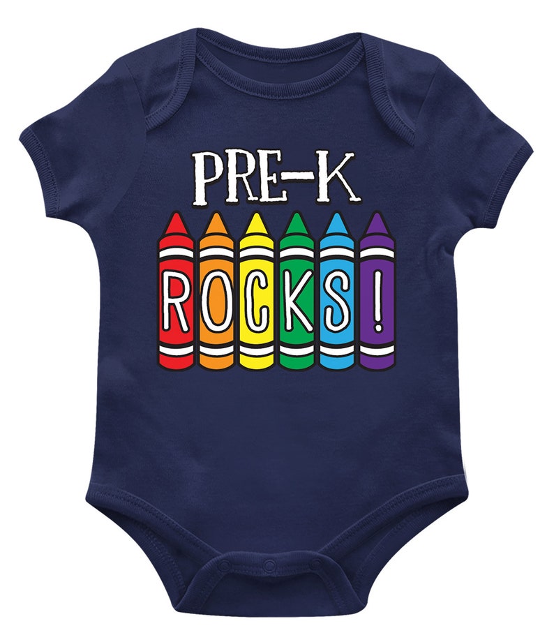 Pre-k Rocks Back to School Education Students Learning | Etsy
