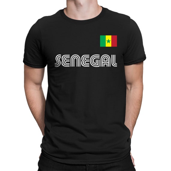 SpiritForged Apparel Senegal Flag Toddler 3//4 Raglan Shirt