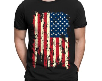 american flag on t shirt