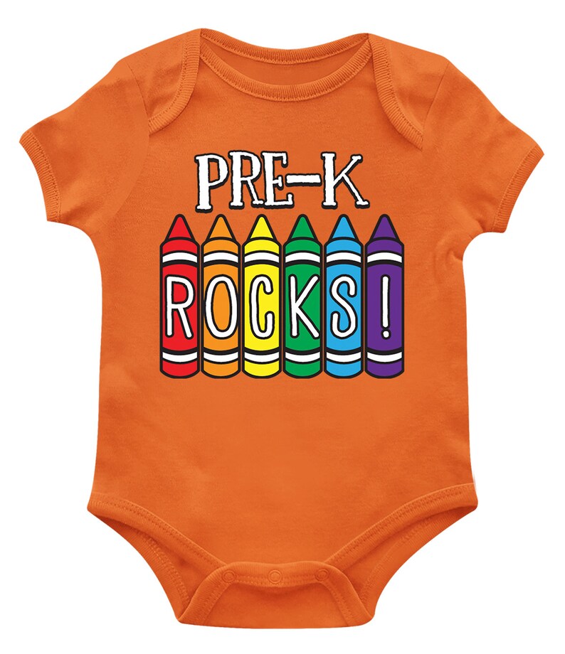 Pre-k Rocks Back to School Education Students Learning | Etsy