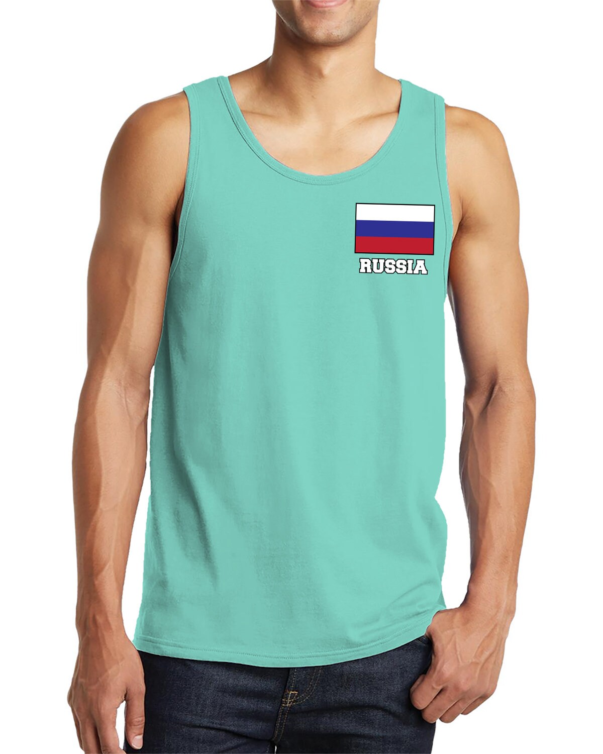 Russia Series 2 Country Pride Chest Flag Made In USA Russian Etsy