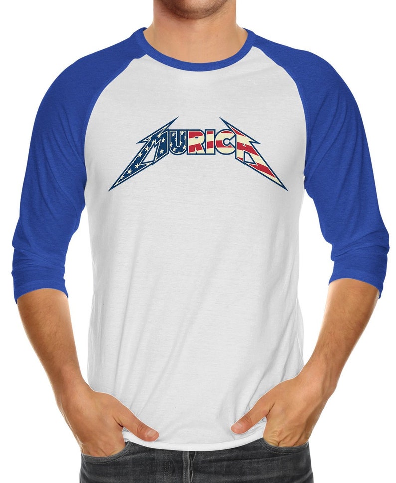 Murica Logo Radical Patriotism Theme Rock and Roll American - Etsy