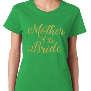Mother of the Bride Gold Glitter Wedding Bride Matrimony | Etsy