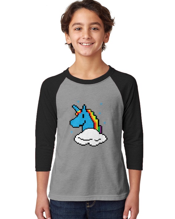 SpiritForged Apparel 8-Bit Unicorn Toddler T-Shirt