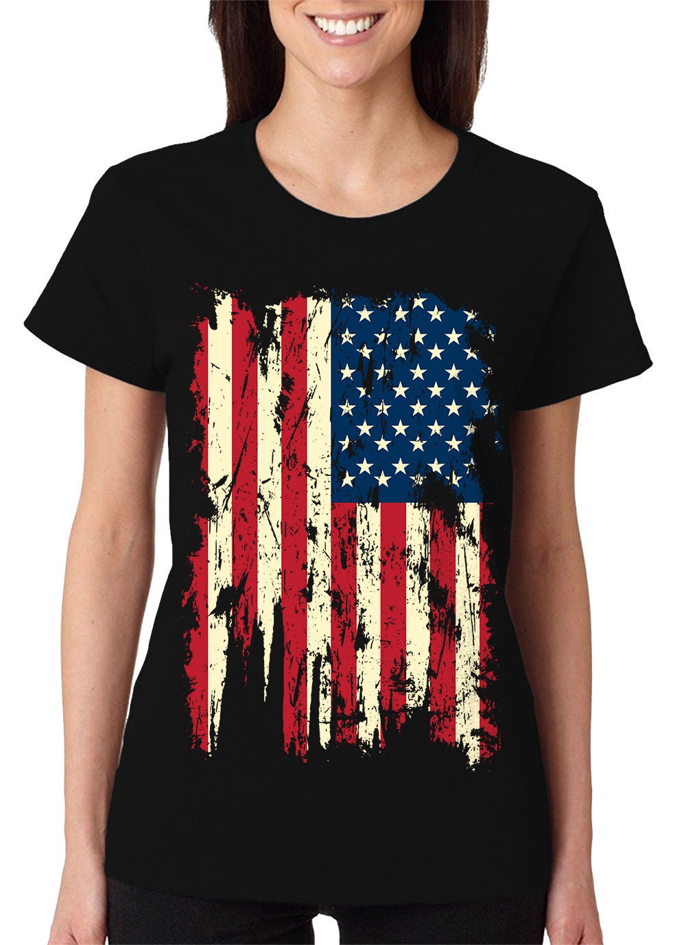 Distressed Vintage American USA Flag Patriotic Patriotism Land | Etsy