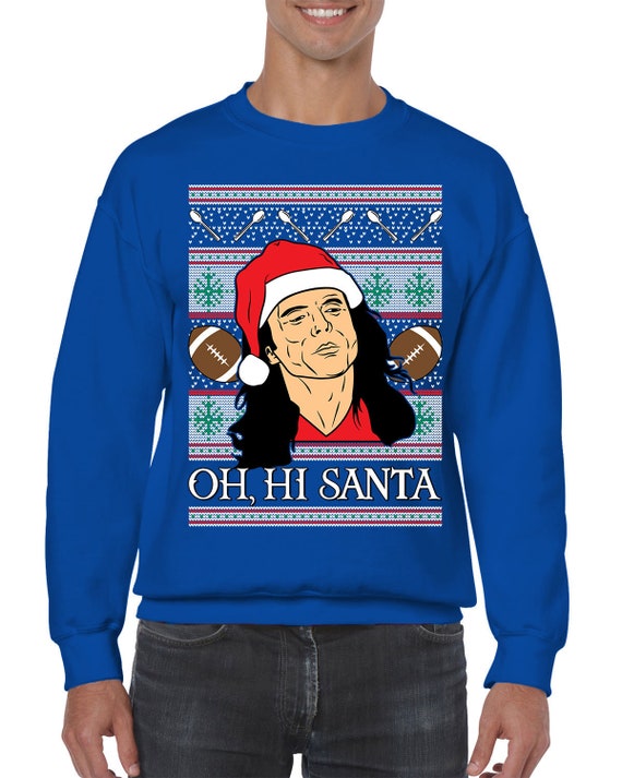 oh hi santa christmas sweater