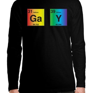 Gay Periodic Table Elements LGBT Community Funny Pro Gay Pride - Etsy