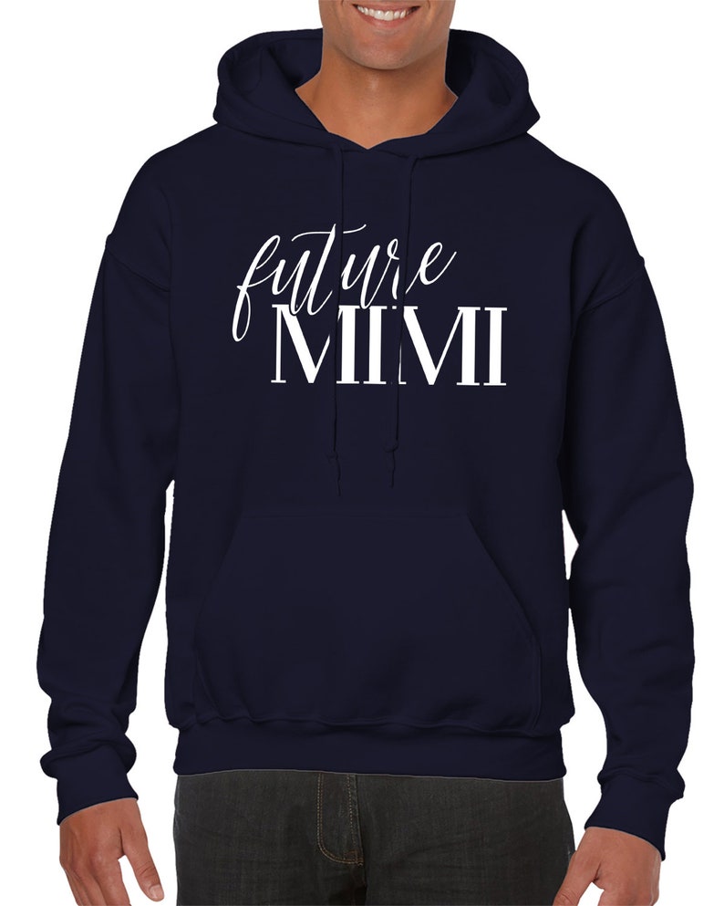 Future Mimi Family Arrival Expecting Baby Shower Aunt Auntie Love Celebrating Life Preparing Planning Bond Strength Men/'s Hoodie SF-0363
