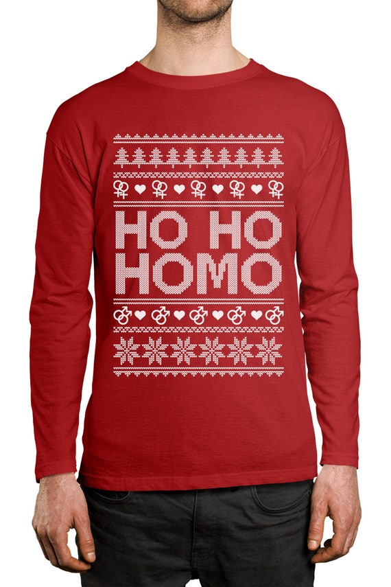 ho ho homo christmas jumper