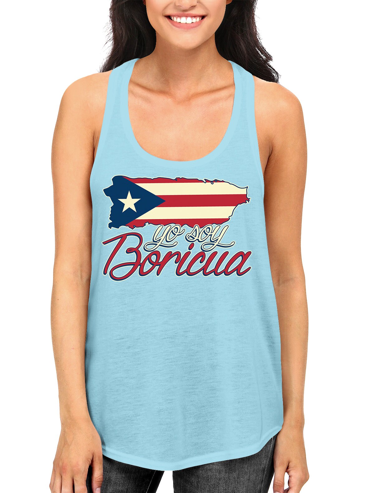 Distressed Puerto Rican Flag Pride Boricua San Juan Men/'s Tank Top