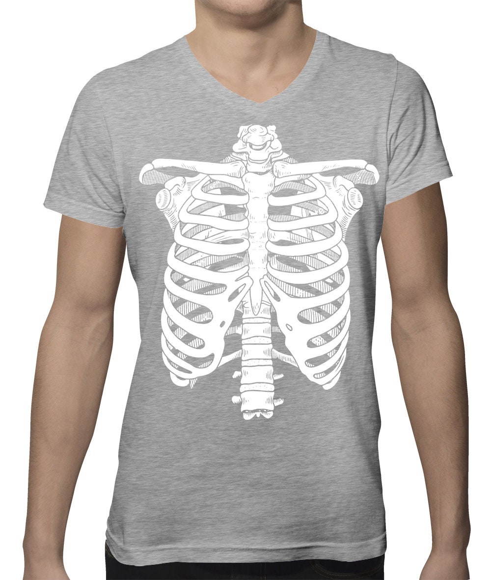 Ribcage Skeleton Bones Spinal Cord Clavicle Punk Rock Hardcore - Etsy