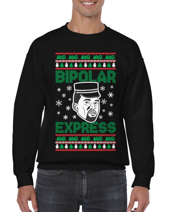 Kanye Bipolar Express Funny Ugly Christmas Holiday Sweater - Etsy