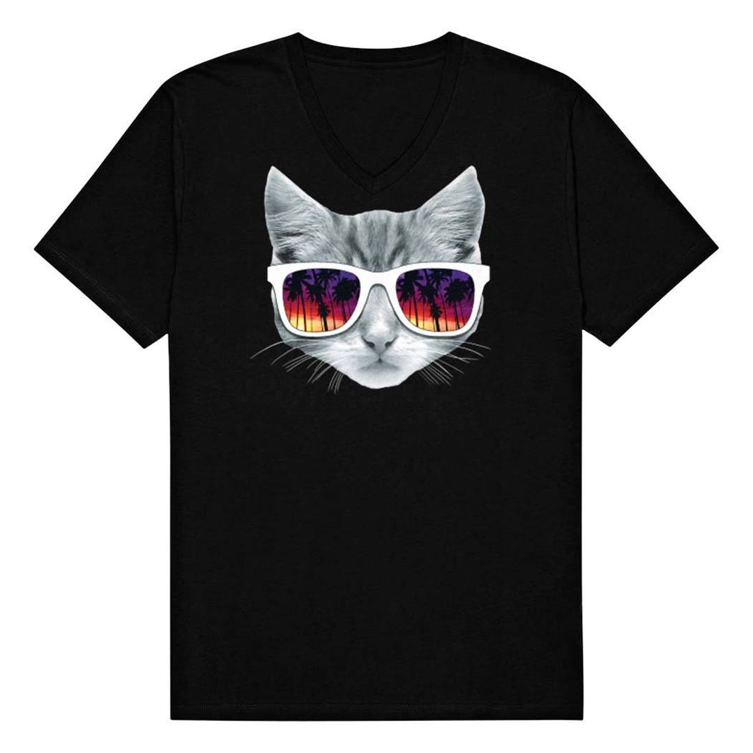 Kitten With Sunglasses on Shades Cats Feline Cool Funny - Etsy