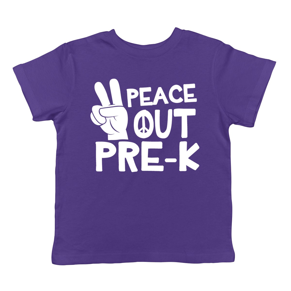 Peace Out Pre-k Kindergarten Back to School Education | Etsy