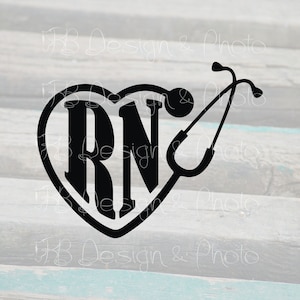 Stethoscope RN Vector & Raster files- SVG, PNG, jpg