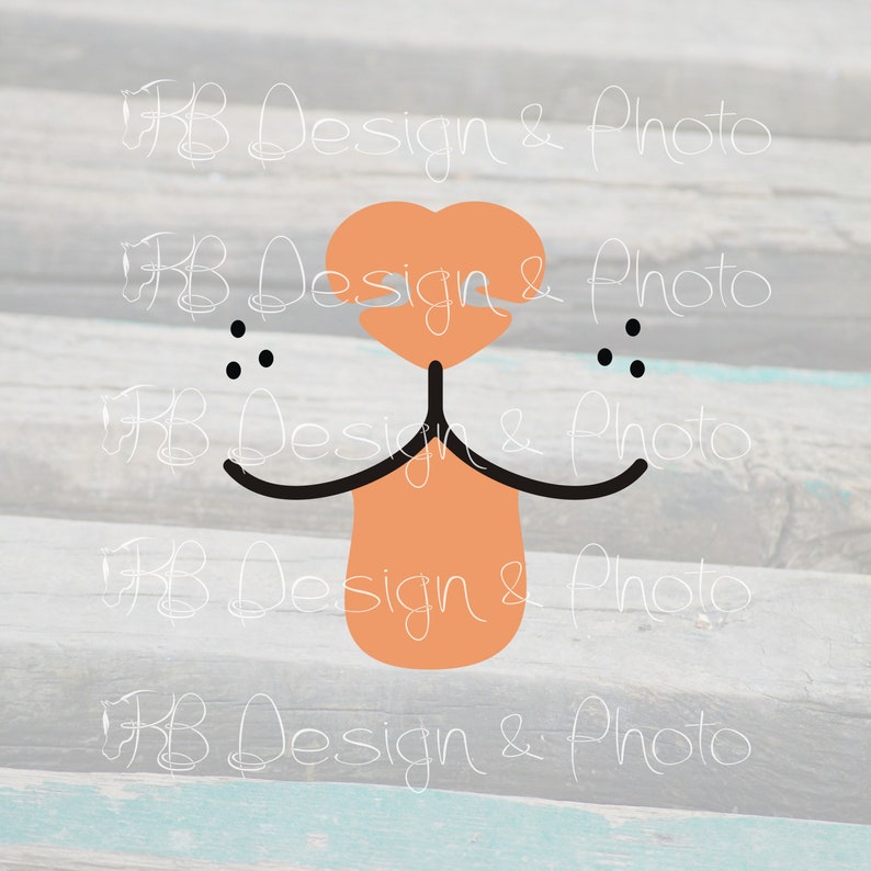 Dog nose/tongue for mask Vector/Raster SVG PNG JPG | Etsy